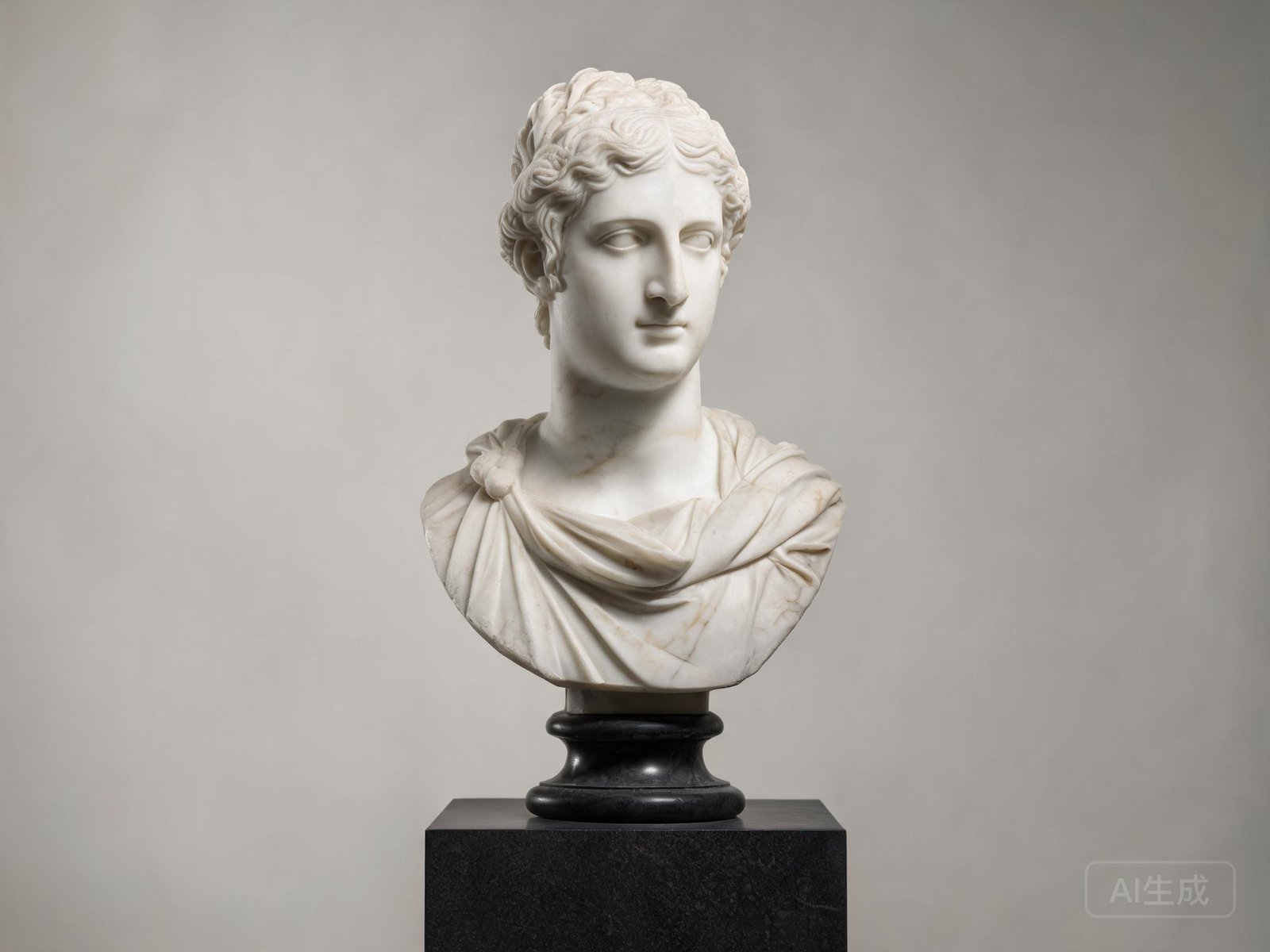 Marble garden figures