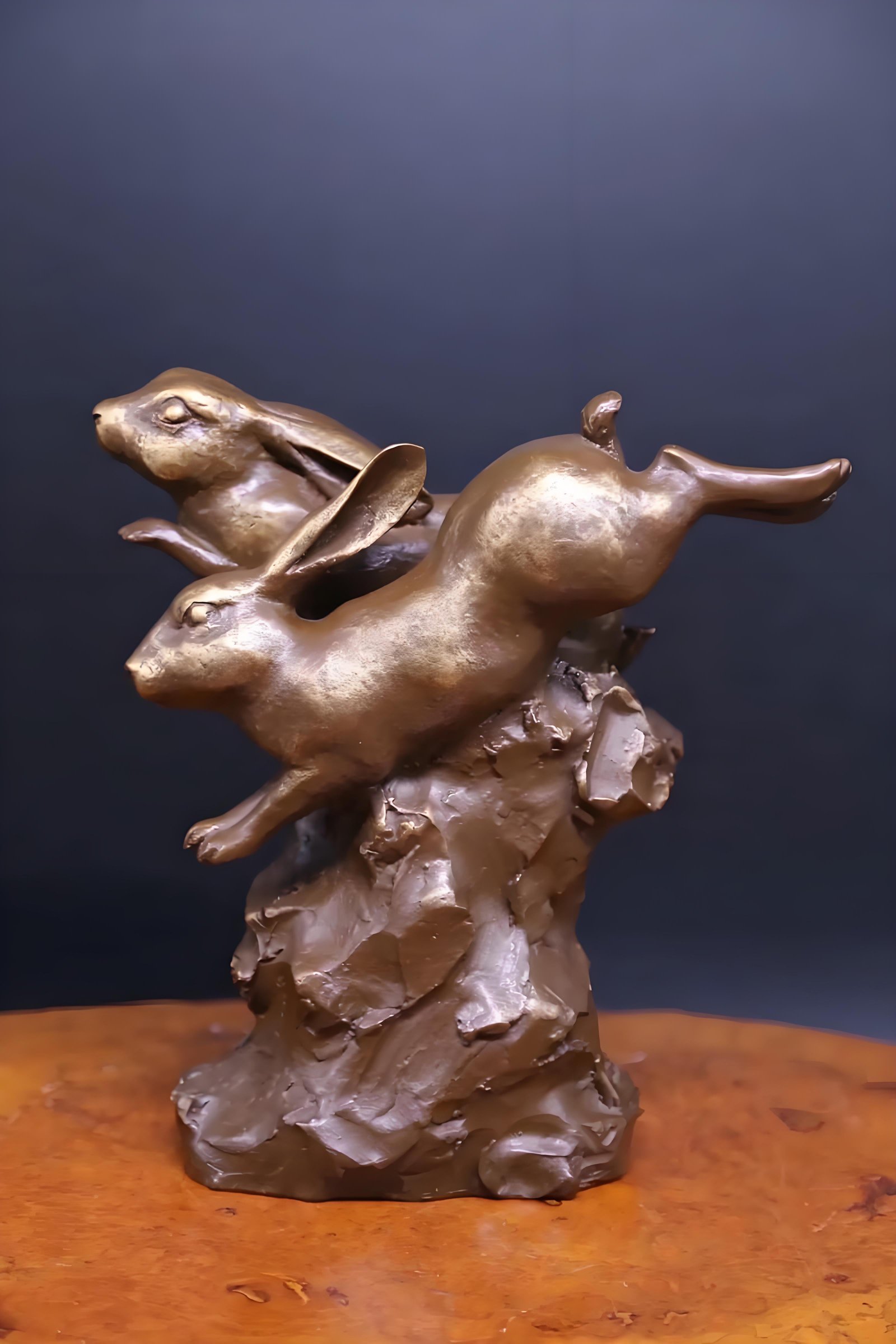 Large Mirror Metal Hand Sculpture view 4