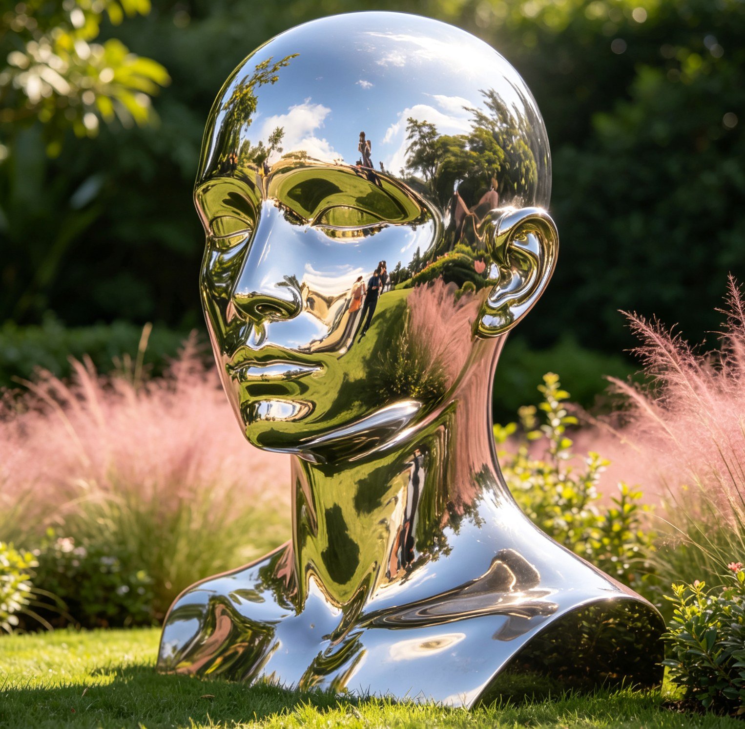 Mirror portrait bust